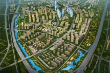 青龙山国际生态新城规划图