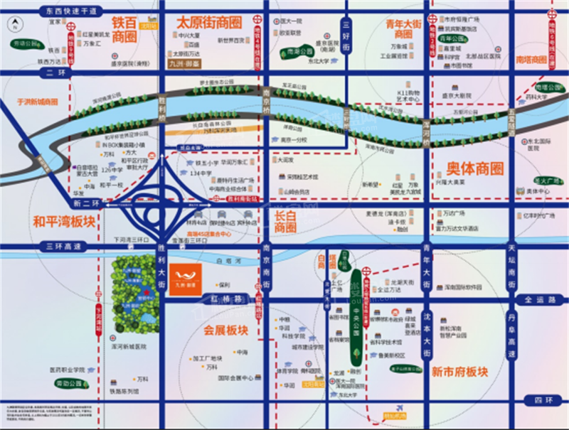 九洲御璟位置图