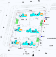 金鼎湾和禧楼栋分布平面图