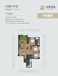 龙腾国际R3幢4户型