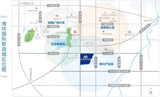 潍坊国际智造城位置图