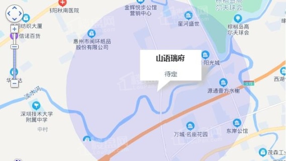 山语瑞府位置图