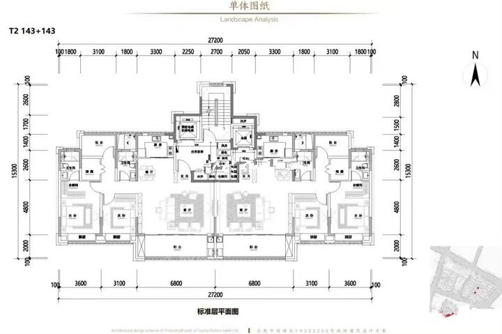 合肥伟星东新壹号3室2厅1卫户型图-合肥楼盘网