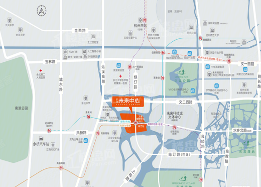 杭珹未来中心位置图
