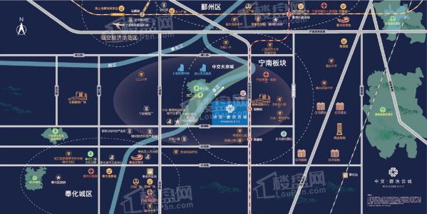 中交·蔚泱云城位置图