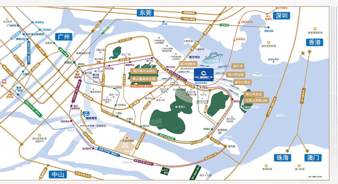 中交国际邮轮广场位置图