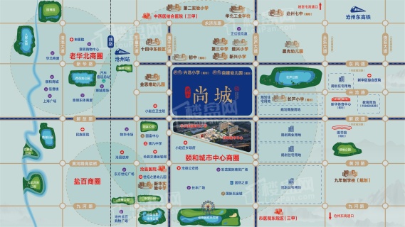 颐和新城尚城位置图