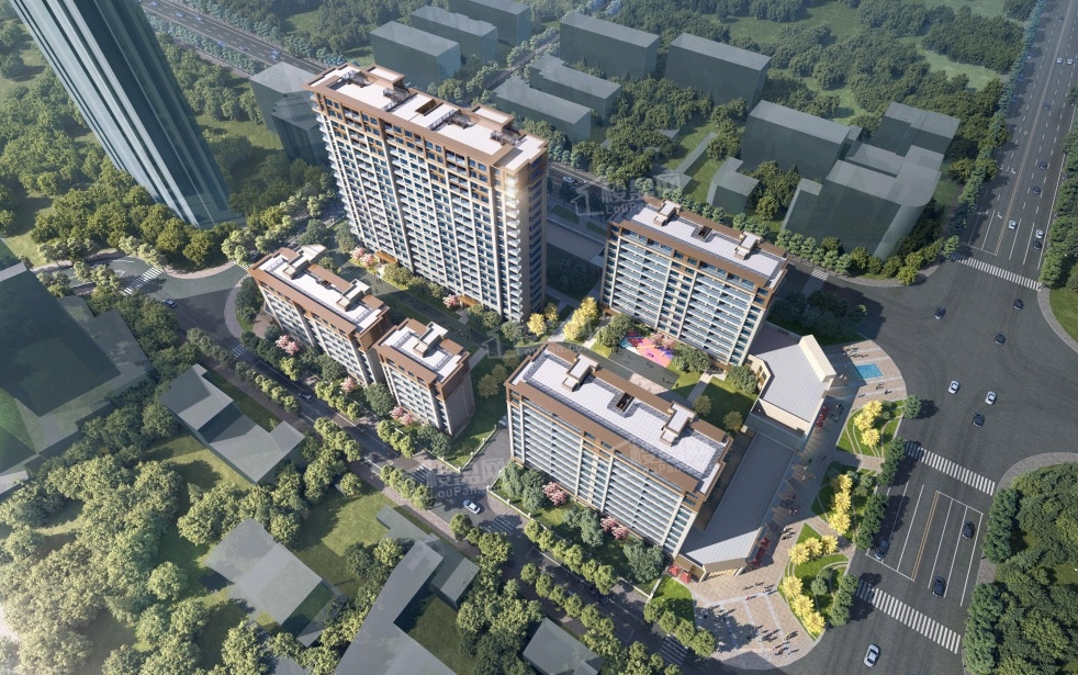 保利中南大境堂悦效果图