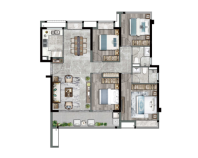 建发养云户型图_房型图_户型图大全-漳州楼盘网