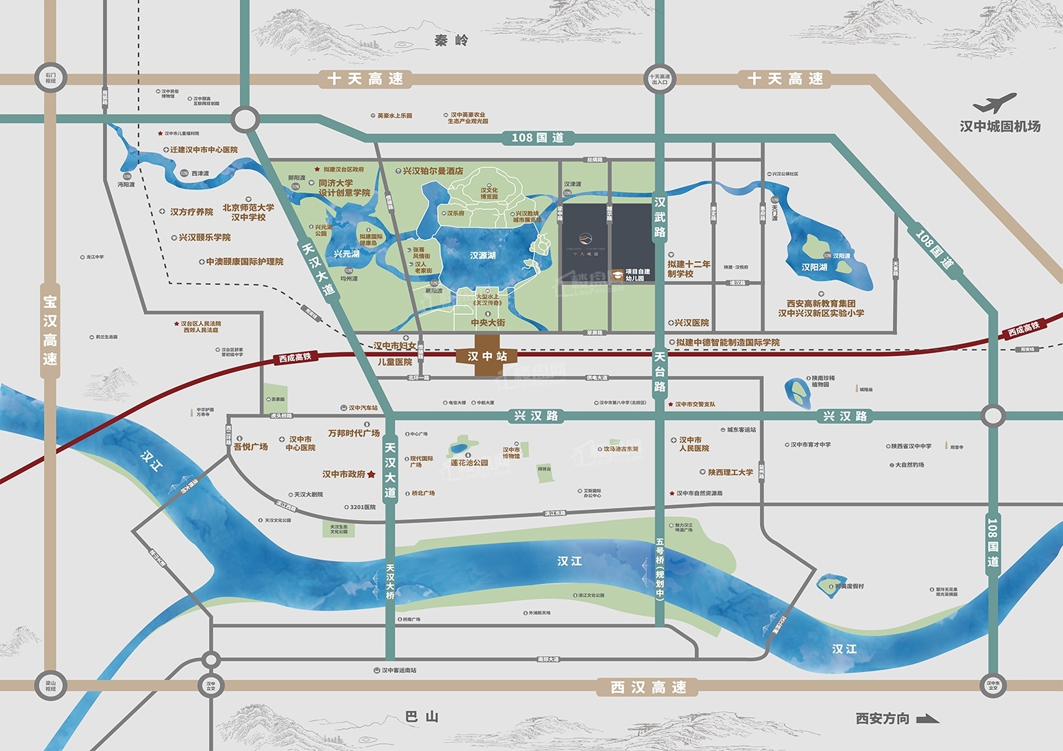 中天曦园位置图