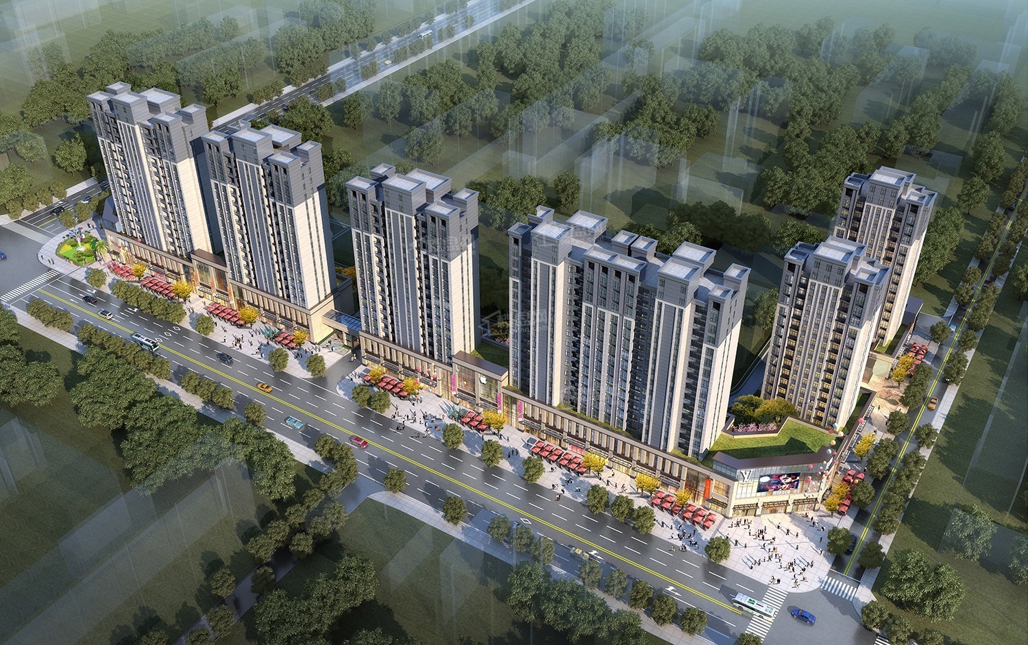 城市花园.尚座效果图