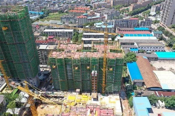楚鑫顺·熙园2022年6月工程进度实景