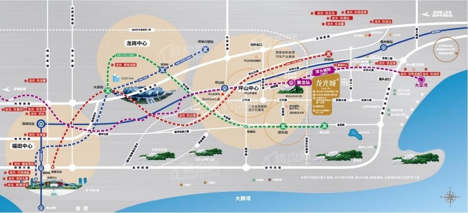 龙光城樾府位置图