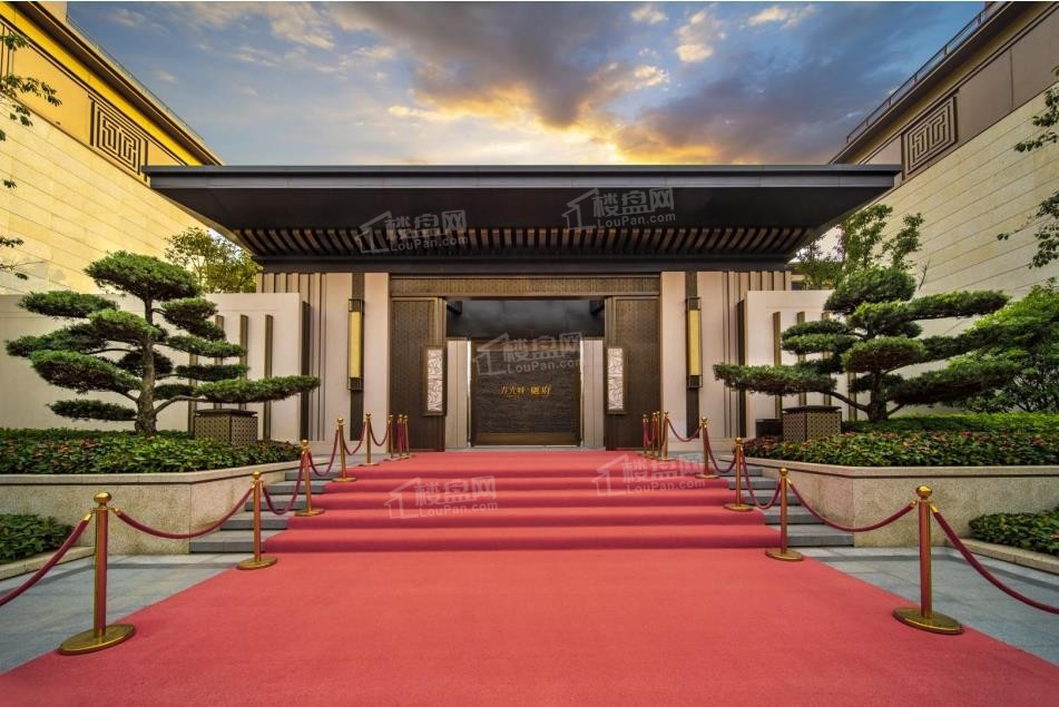 北六实景图新中式大门