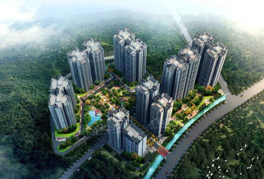 现代城绿化率31.26% 打造宜居家园