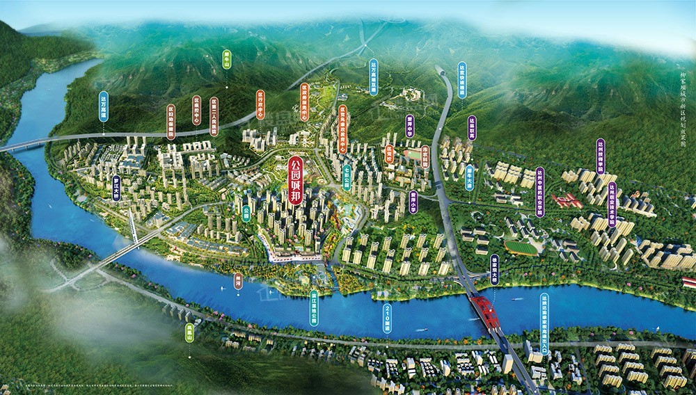 公园城邦配套图