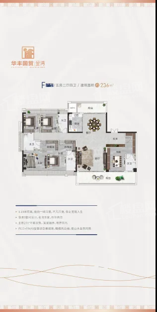 华丰国贸金湾户型图_房型图_户型图大全-河源楼盘网