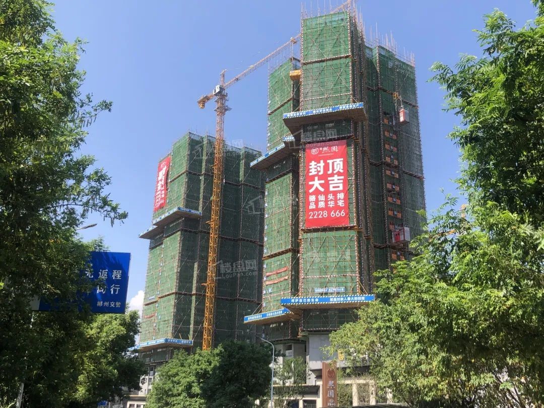 楚鑫顺·熙园2022年7月工程进度实景