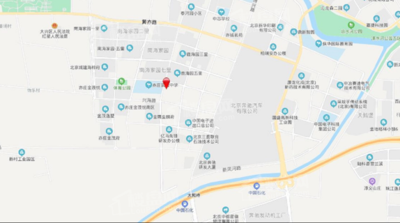 中海京叁號院位置图