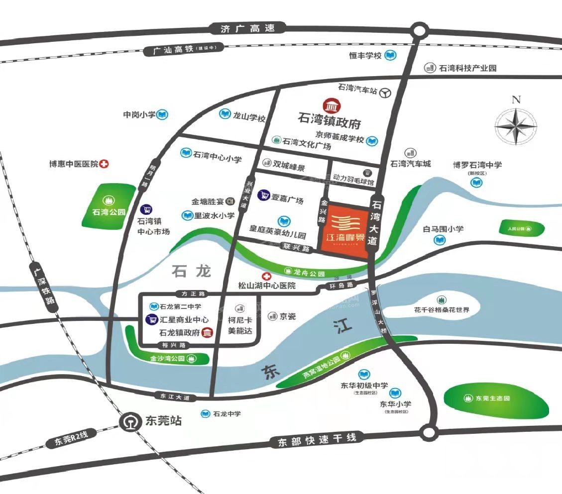 江湾峰景花园位置图