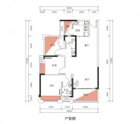 02户型96㎡2室2厅2卫