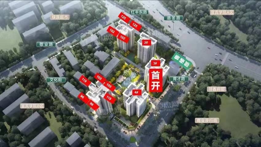 宜宾远达江北院子高清图