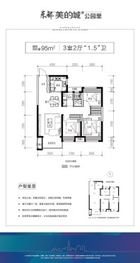 东部美的城95平