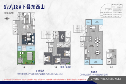 一期9号楼1-101下叠户型图