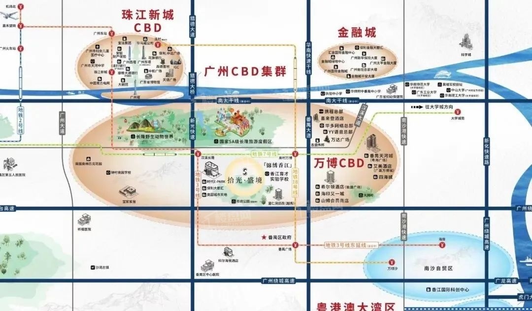 香江·拾光盛境位置图