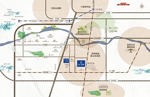 华远海蓝城二期位置图