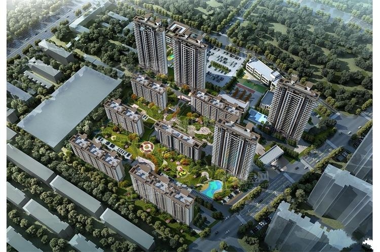 德州兴安居新河雅园高清图