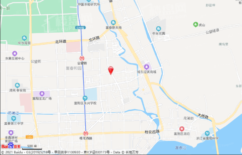 绿城桂语新月位置图