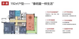 卓越晴翠府大面积改善户型；客厅餐厅格局方正；价格便宜