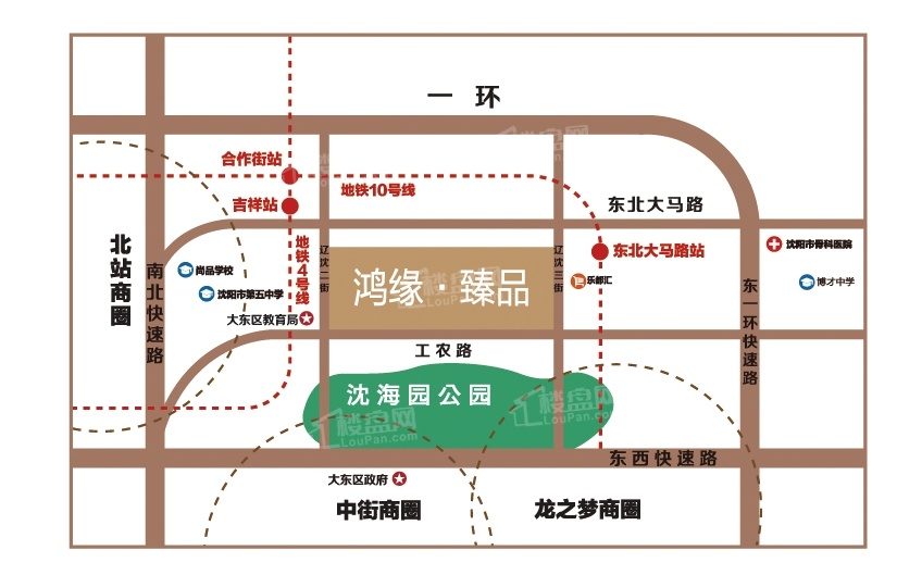 鸿缘·臻品位置图