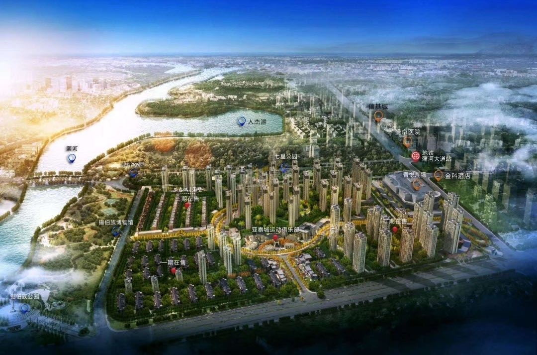 亚泰·鲲鹏府位置图