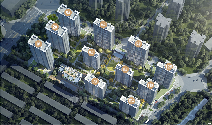 绿城柳岸晓风效果图