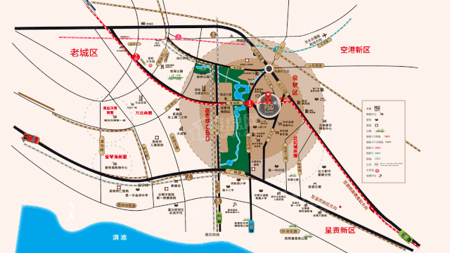 艺城PGC紫金中心位置图