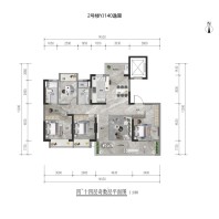 碧桂园翠湖云顶140㎡户型