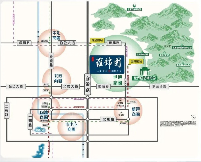 雍锦园位置图