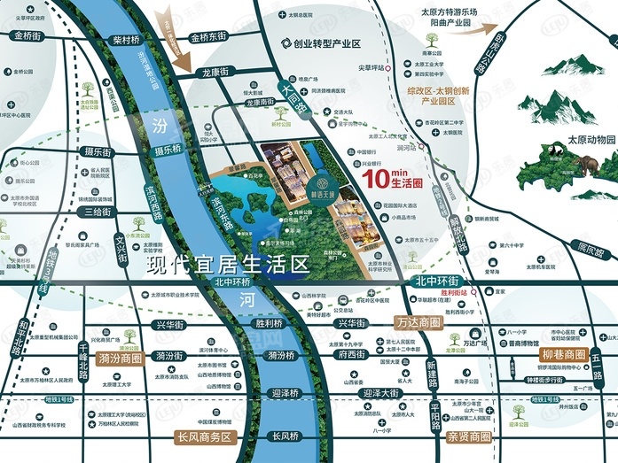林语天境区位图