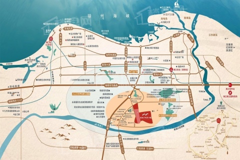 海南绿城桃源小镇位置图