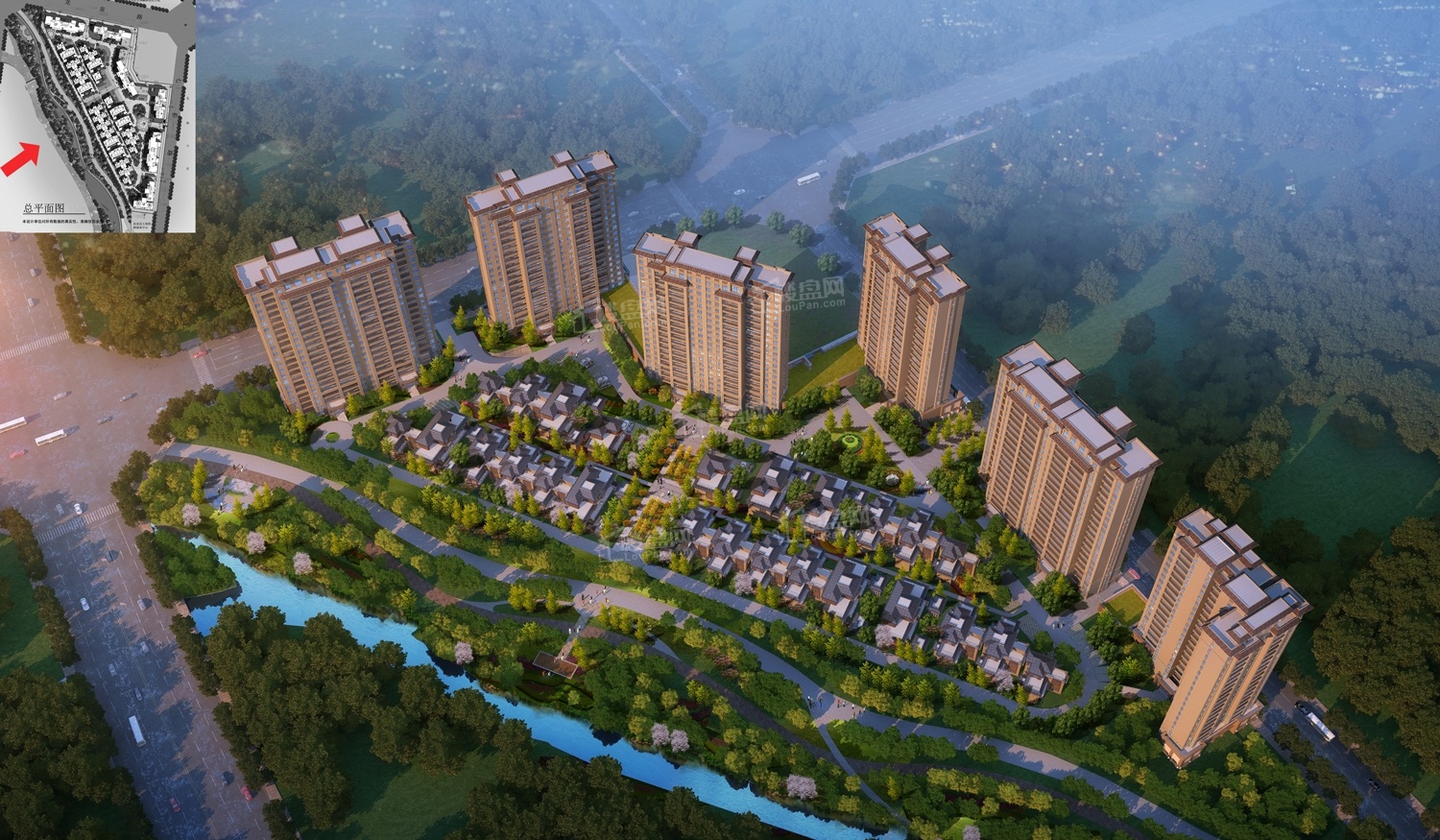 龙府佳园效果图