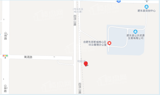 肥东县FD202216号地块位置图