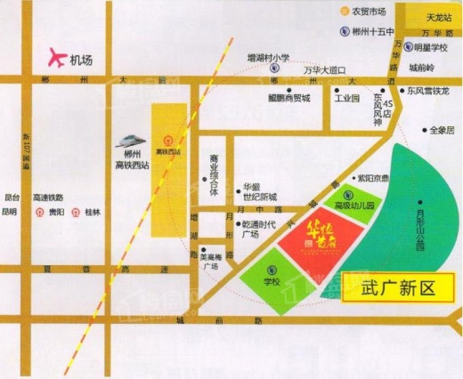 华恒首府位置图