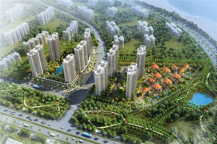 博泰花园小区效果图