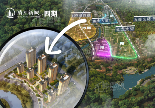 清江新城位置图