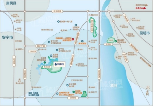 玉龙湾康谷位置图