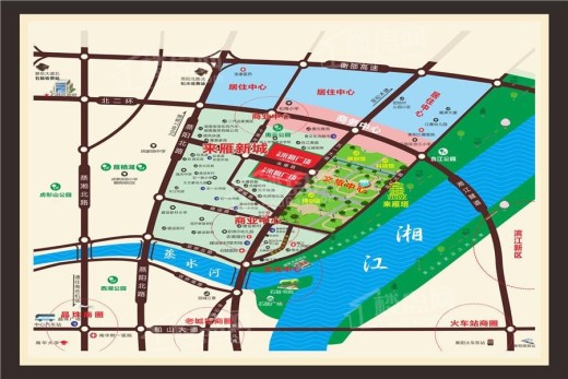 北城·来雁广场位置图