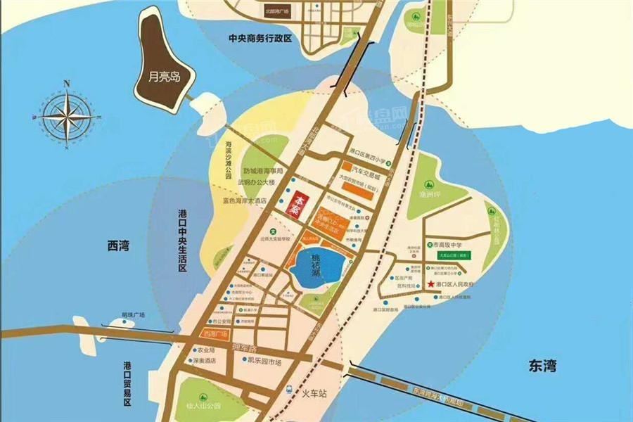 泛宇惠港新城位置图