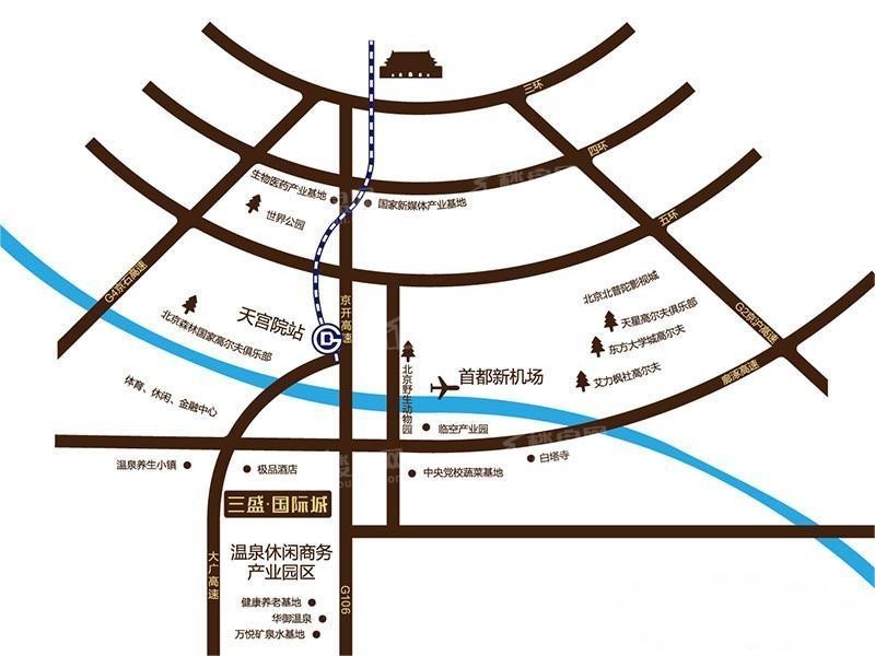 三盛国际城位置图